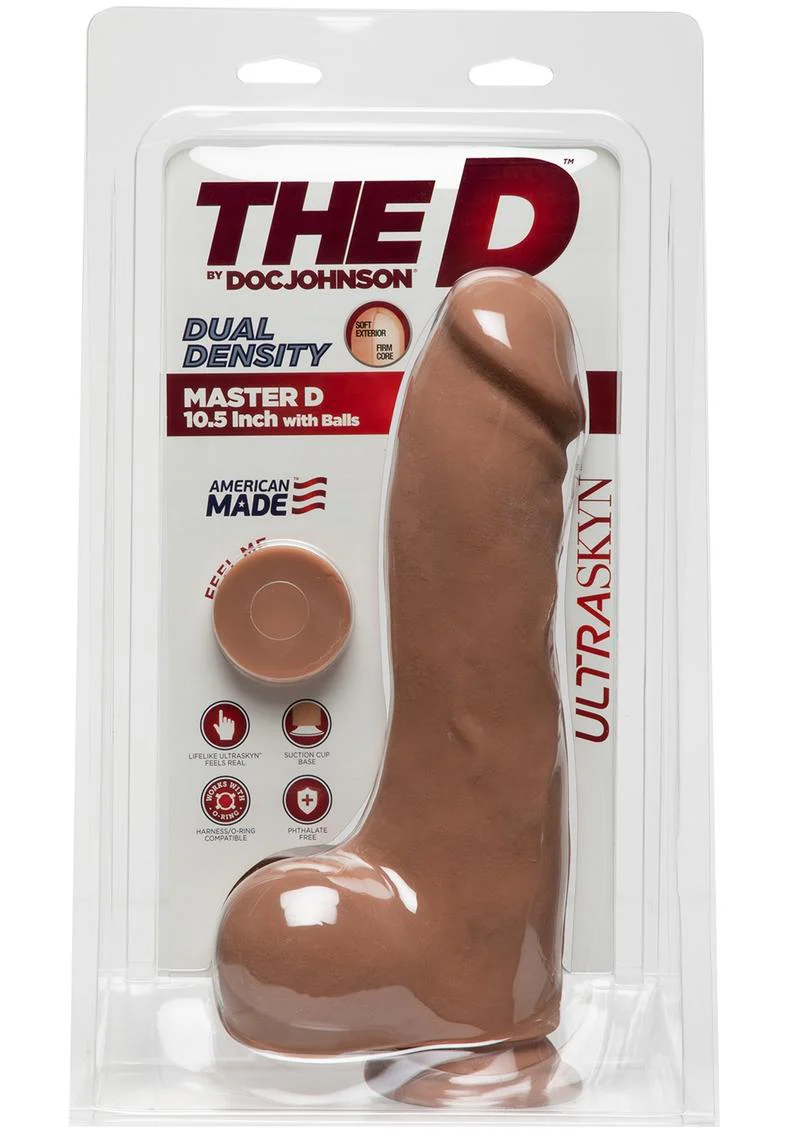 The D Master D Ultraskyn Dildo with Balls - Image 2