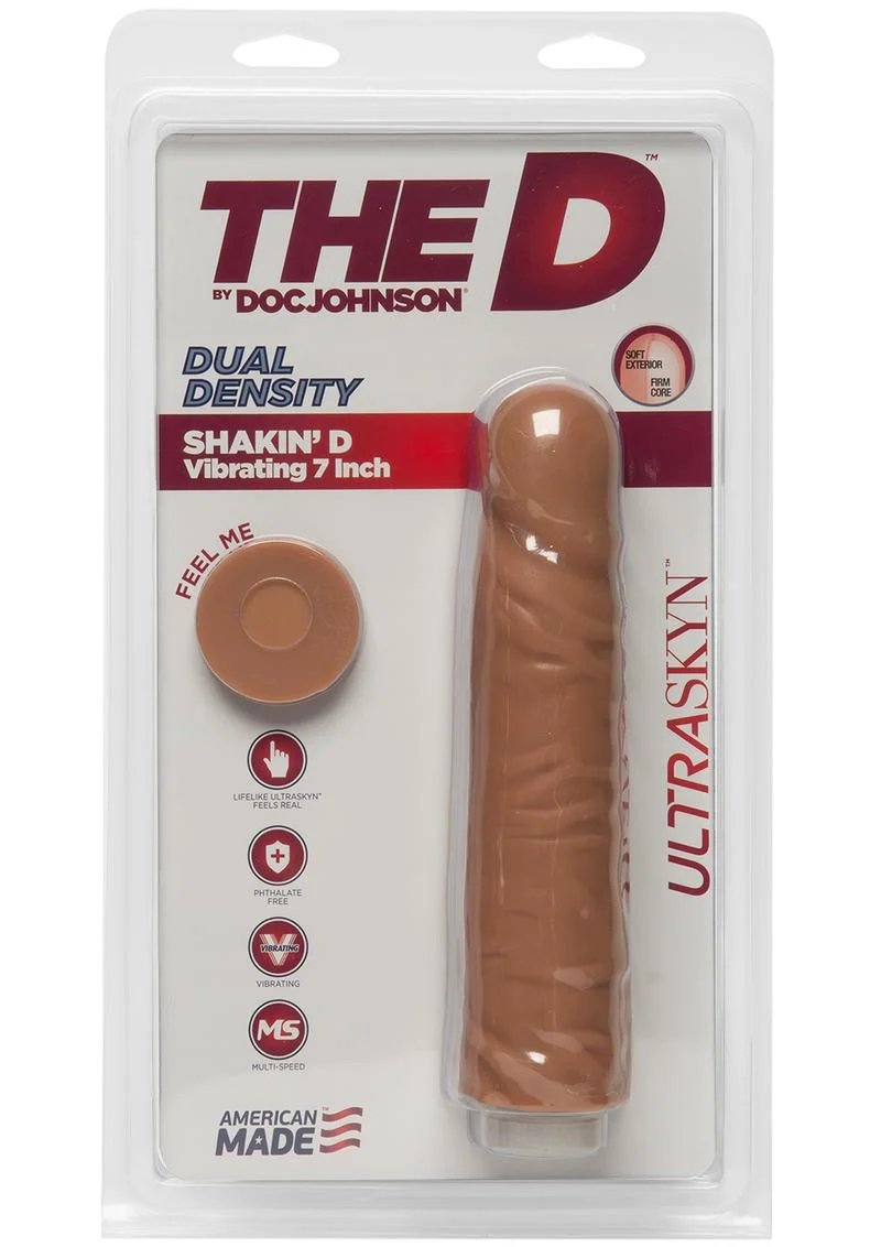 The D Shakin D Ultraskyn Vibrating Dildo - Image 2