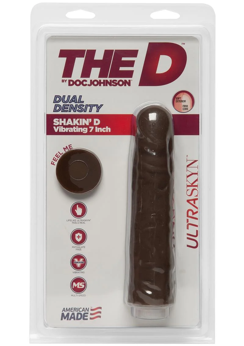 The D Shakin D Ultraskyn Vibrating Dildo - Image 4