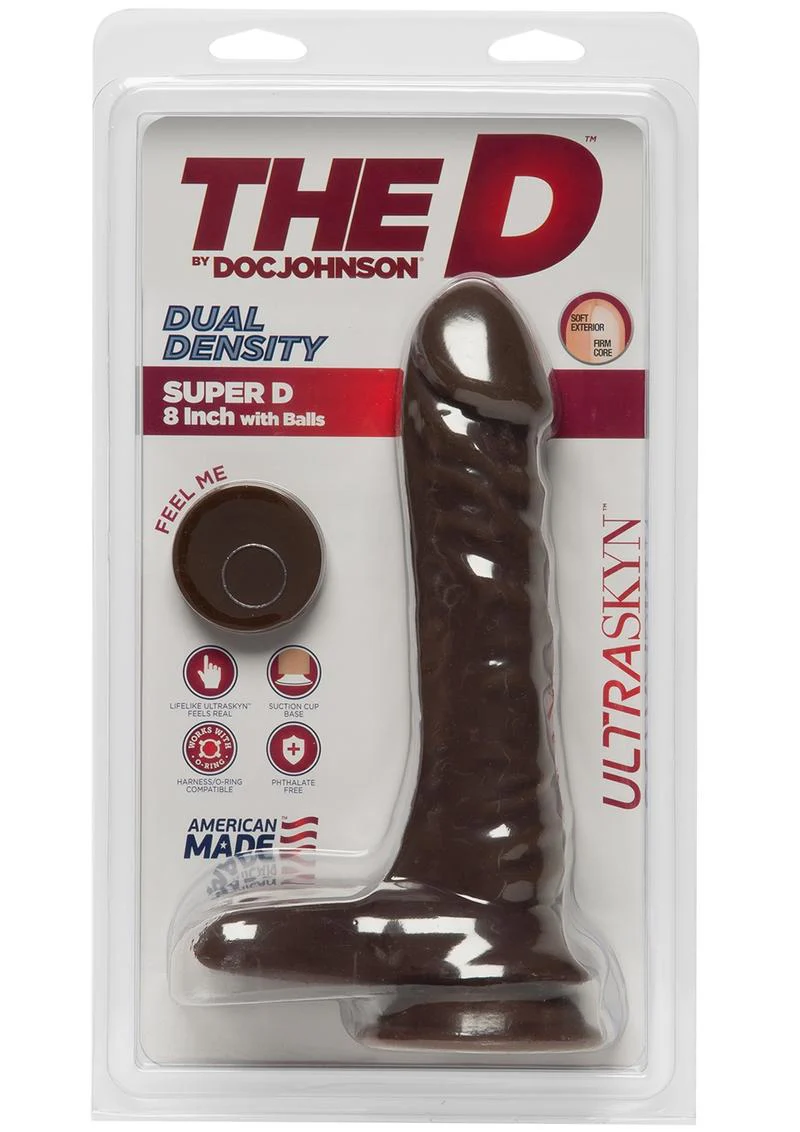 The D Super D Ultraskyn Dildo with Balls - Image 10