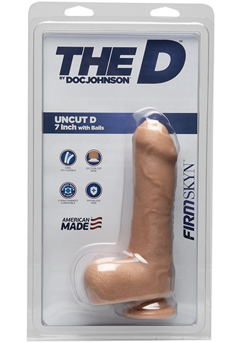 The D Uncut D Firmskyn Dildo with Balls - Image 6