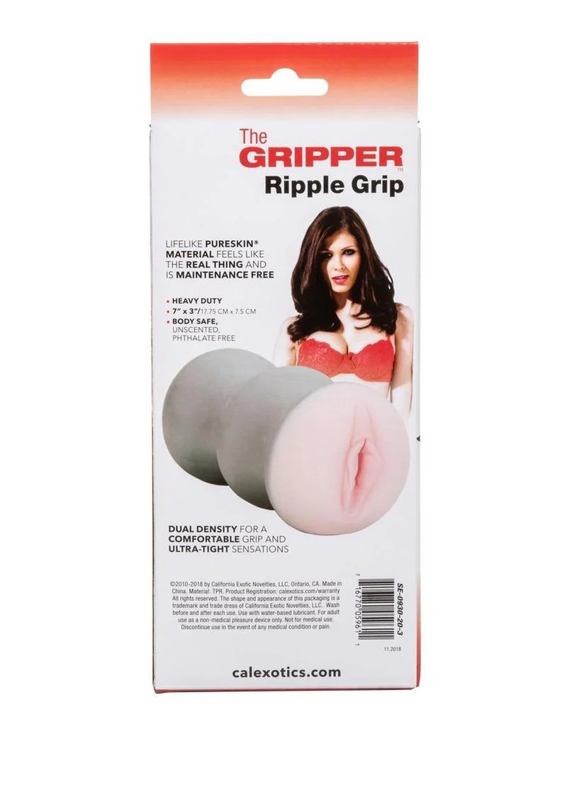 The Gripper Ripple Grip Dual Density Stroker - Pussy - Image 4