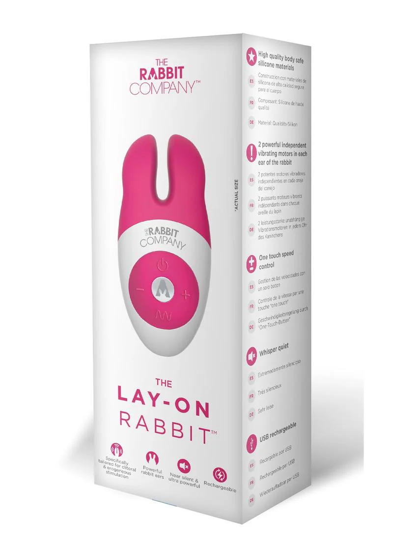The Lay On Rabbit Rechargeable Silicone Massager - Image 6