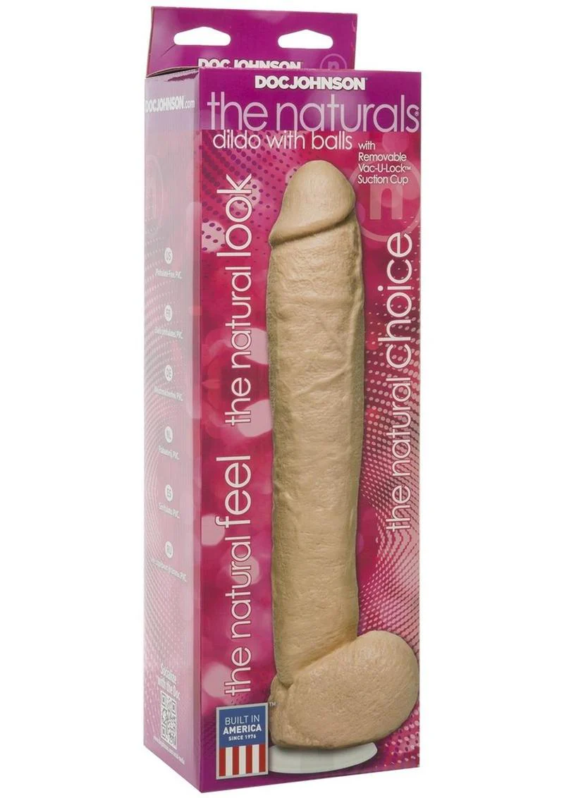 The Naturals Dildo with Balls - Image 2