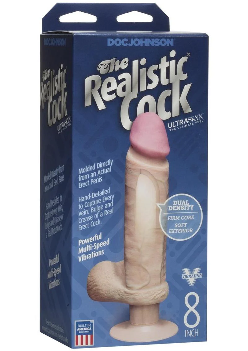 The Realistic Cock Ultraskyn Vibrating Dildo - Image 10