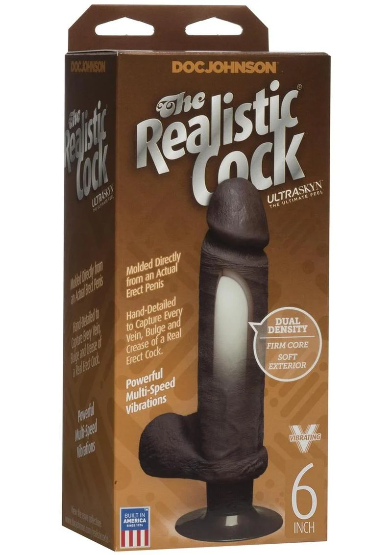 The Realistic Cock Ultraskyn Vibrating Dildo - Image 2