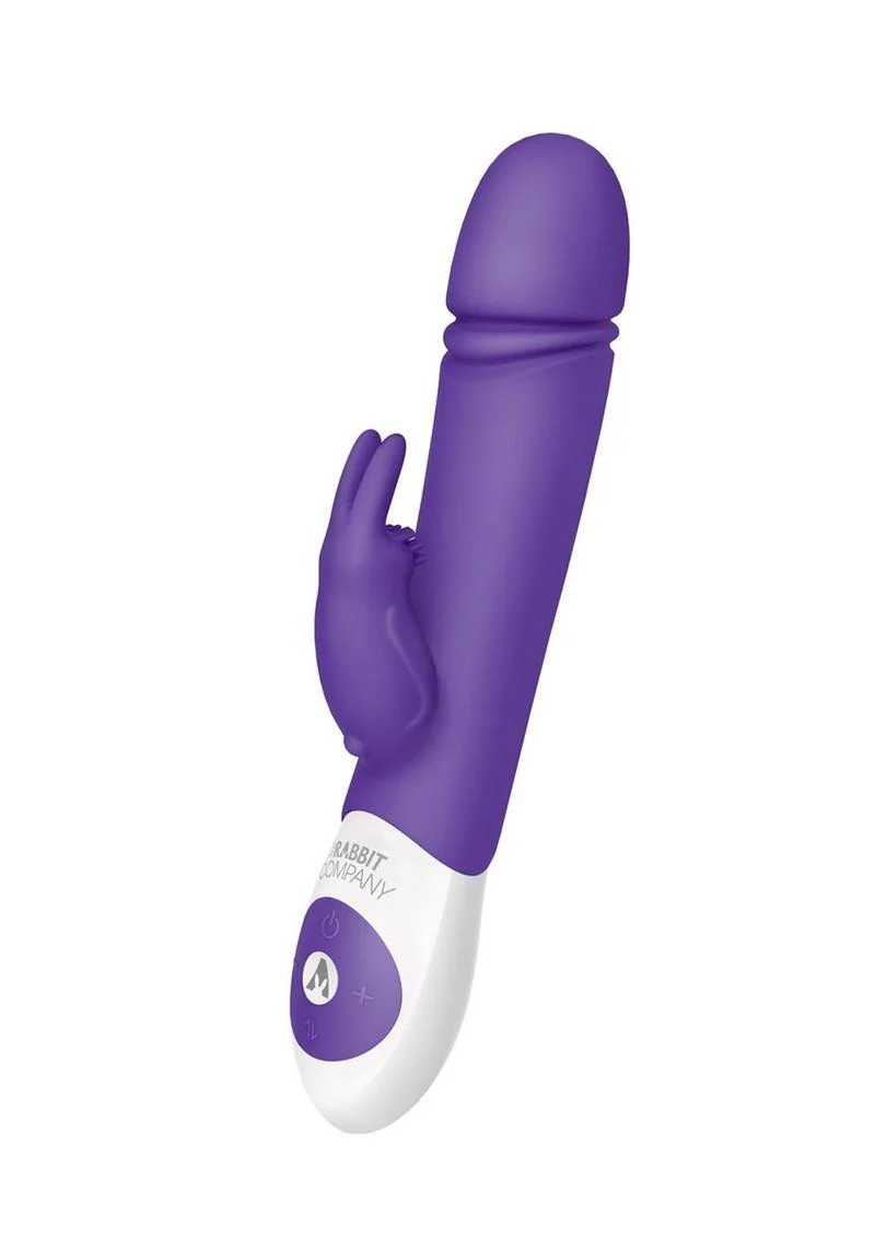The Thrusting Rabbit Rechargeable Silicone Vibrator with Clitoral Stimulation - Image 4