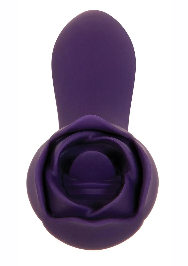 Thorny Rose Rechargeable Silicone Dual-End Vibrator - Image 3