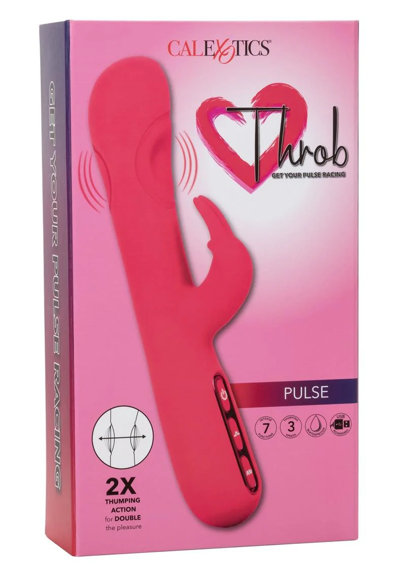 Throb Pulse Silicone Rechargeable Vibrating Rabbit - Image 2