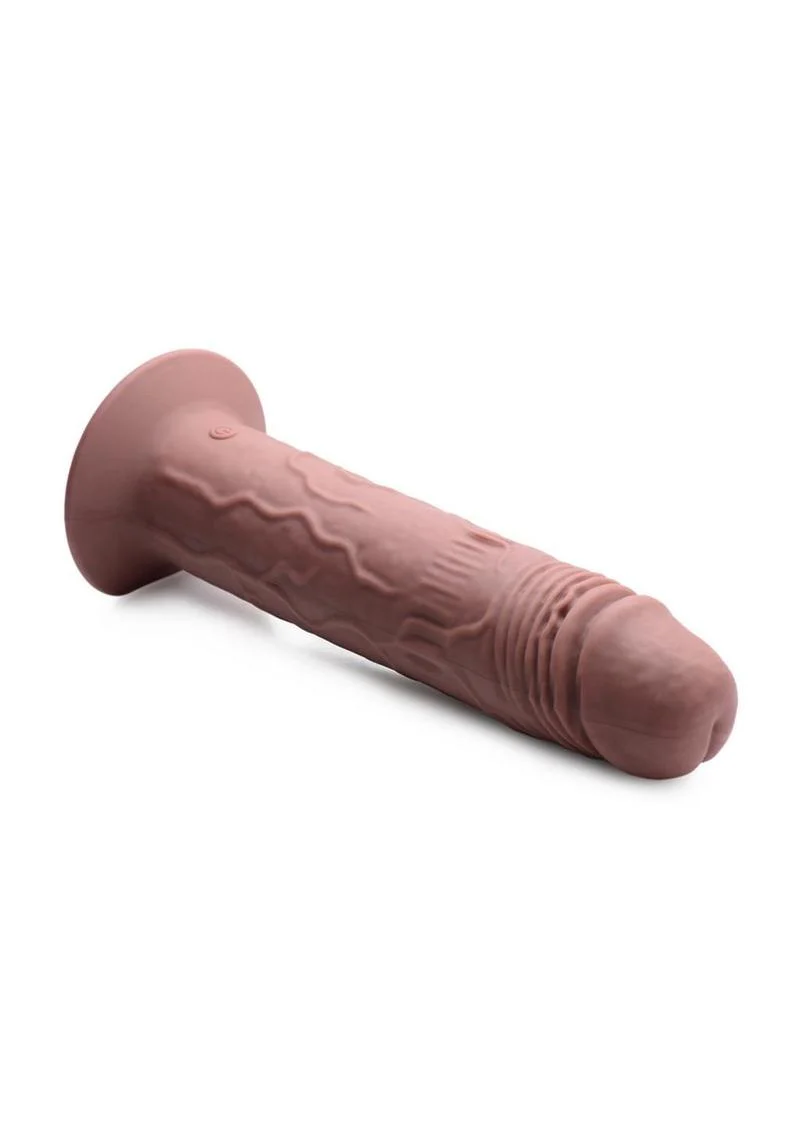 Thump It 7x Remote Control Vibrating and Thumping Silicone Rechargeable Dildo - Image 4