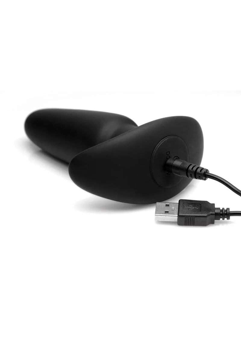 Thump-It Rechargeable Silicone Thumping Anal Plug with Remote Control - Image 4