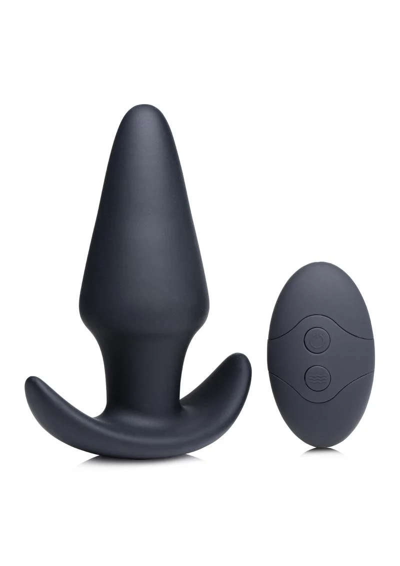 Thump-It Rechargeable Silicone Thumping Anal Plug with Remote Control - Image 5