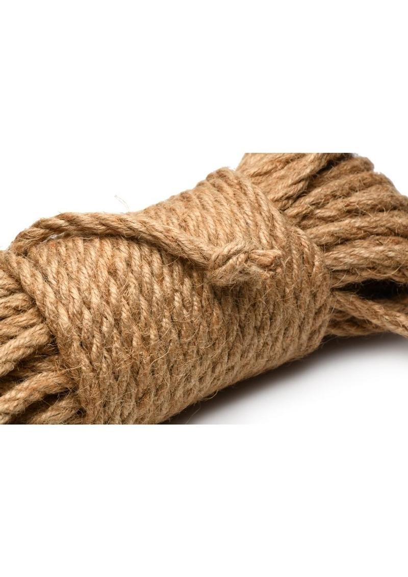 Tied Up Jute Bondage Rope - Image 4