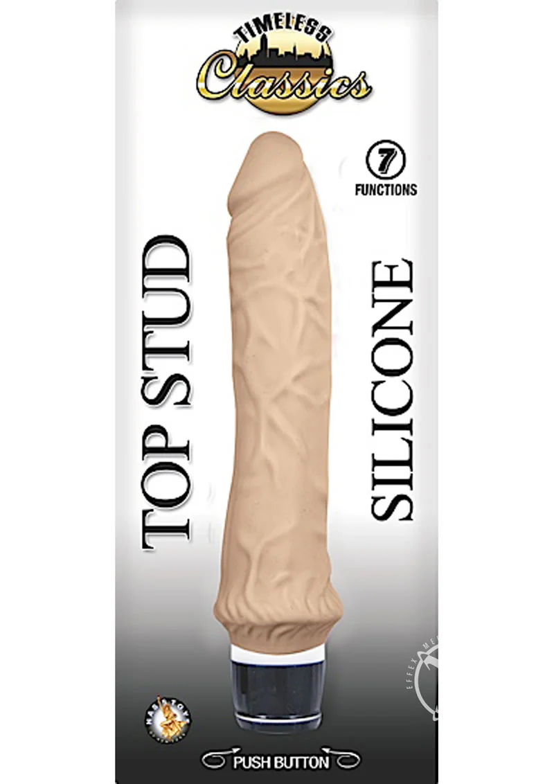 Timeless Classics Top Stud Silicone Vibrator - Image 2