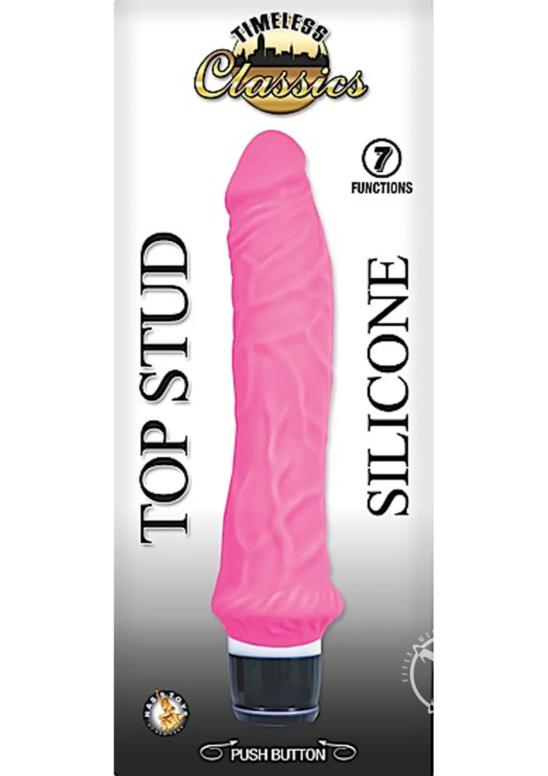 Timeless Classics Top Stud Silicone Vibrator - Image 4