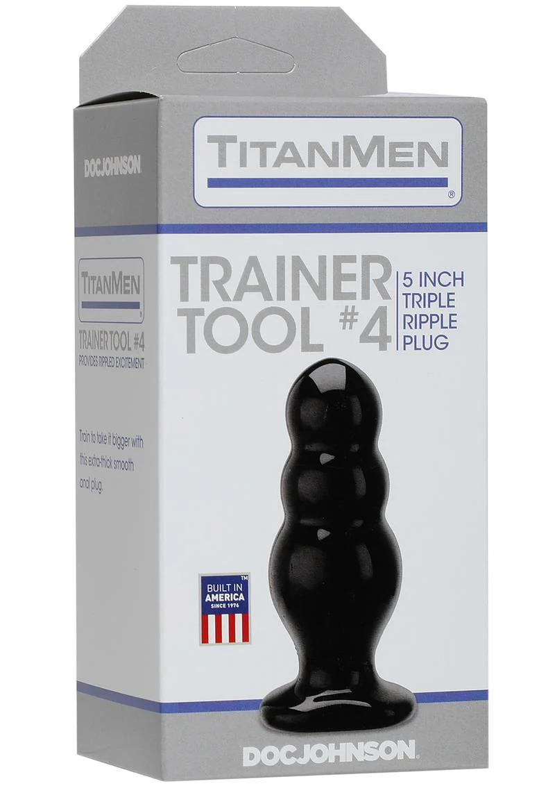 Titanmen Trainer Tool #4 Triple Ripple Anal Plug - Image 2