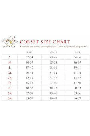 Top Drawer 4 PC Premium Devil Corset Costume - Image 3