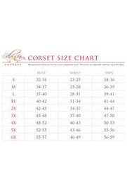 Top Drawer Steel Boned Red Roses Underwire Curvy Cut Waist Cincher Corset - Image 5