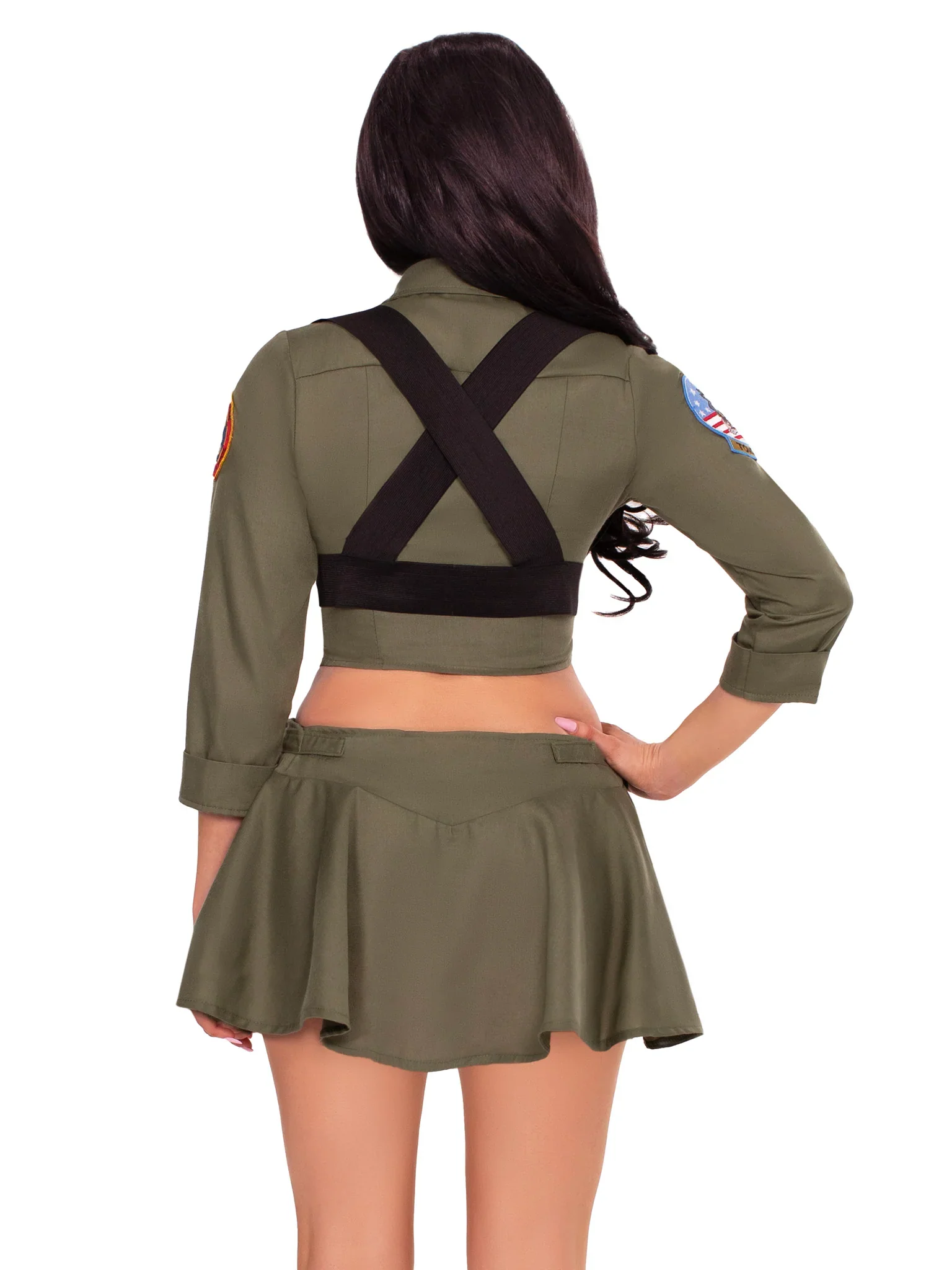 Top Gun Pilot Suit Costume for women - Image 3