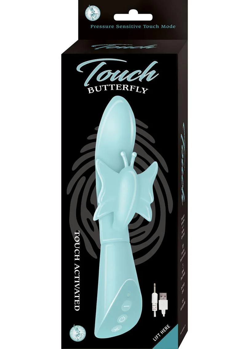Touch Butterfly Silicone Rechargeable Rabbit Vibrator - Image 2