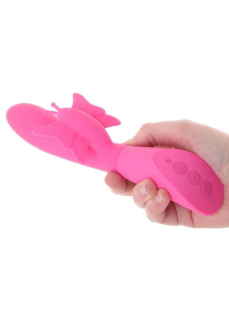 Touch Butterfly Silicone Rechargeable Rabbit Vibrator - Image 6