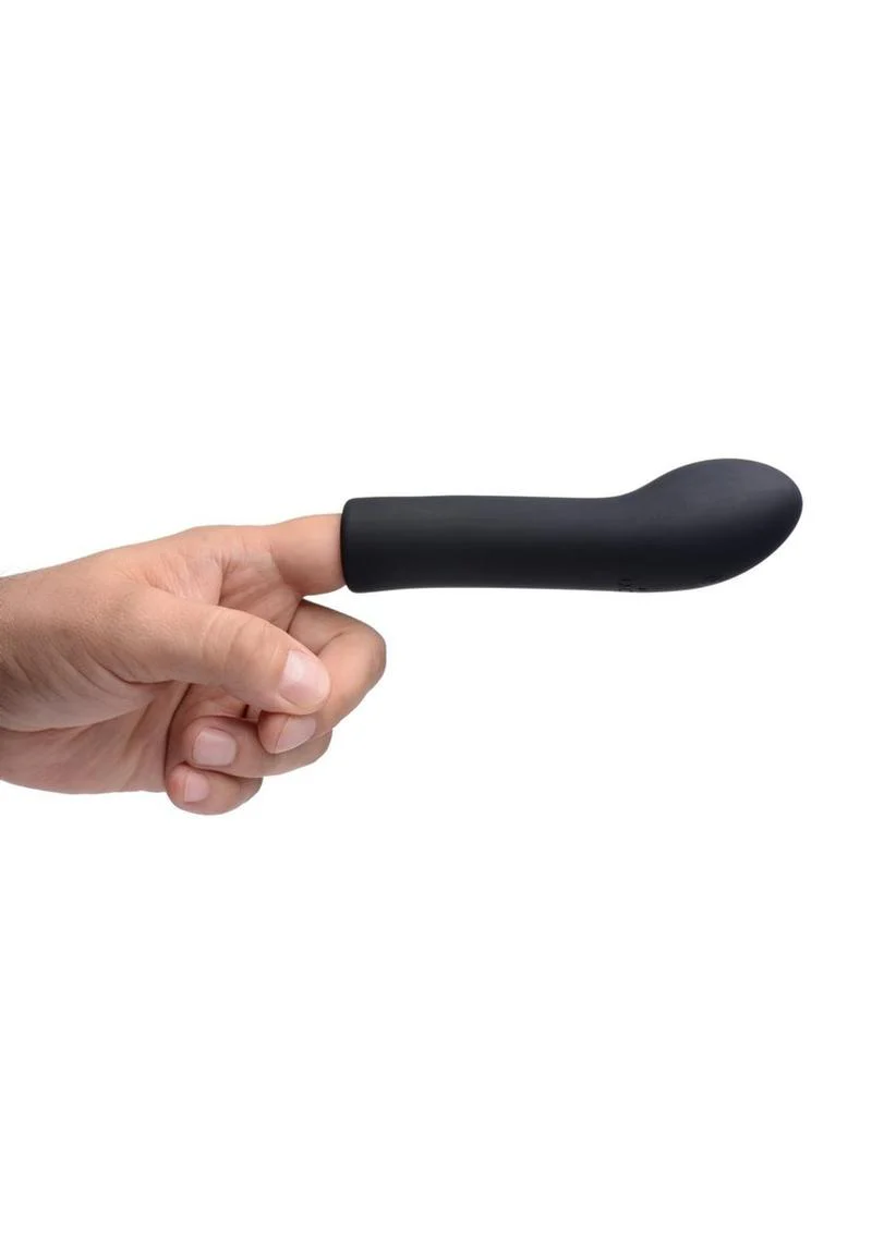 Trinity Men 10x Vibrating Silicone Rechargeable P-Spot Finger Sleeve - Image 4