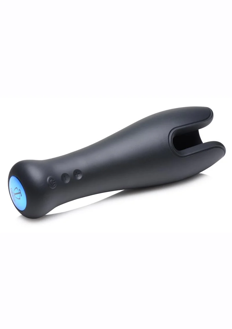 Trinity Men 10x Vibrating Silicone Rechargeable Stroker