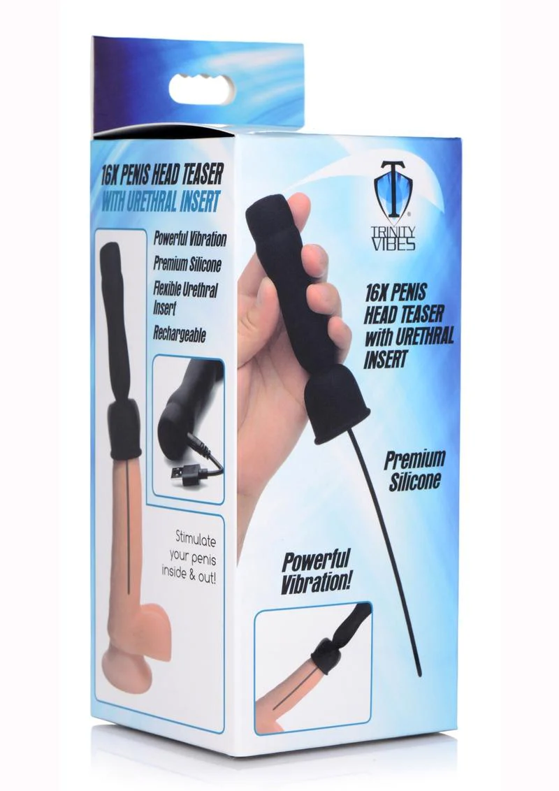 Trinity Men Penis Head Teaser with Uretheral Insert - Image 2