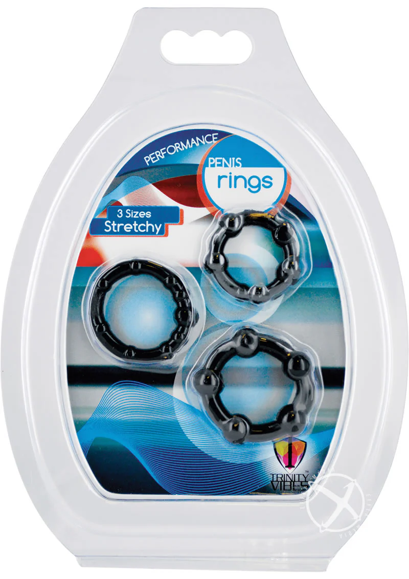 Trinity Men Performance Erection Cock Rings - Image 2