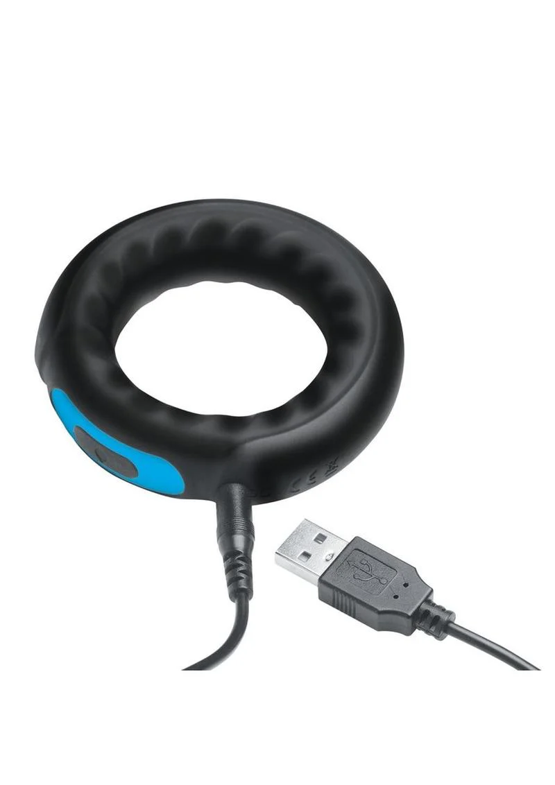 Trinity Men Remote Control 7x Rechargeable Silicone Cock Ring - Image 3