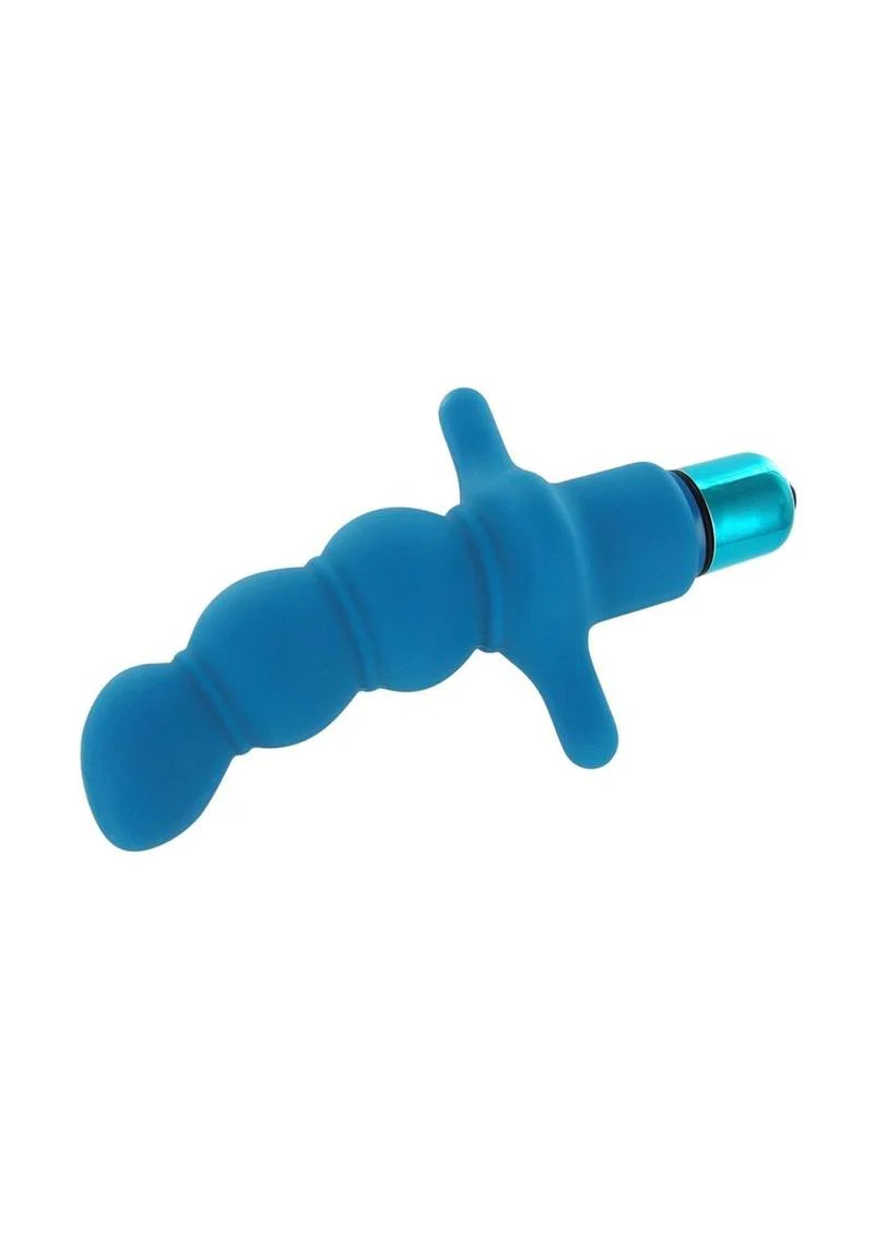 Trinity Vibes All Mighty Azure Silicone Vibrator - Image 3