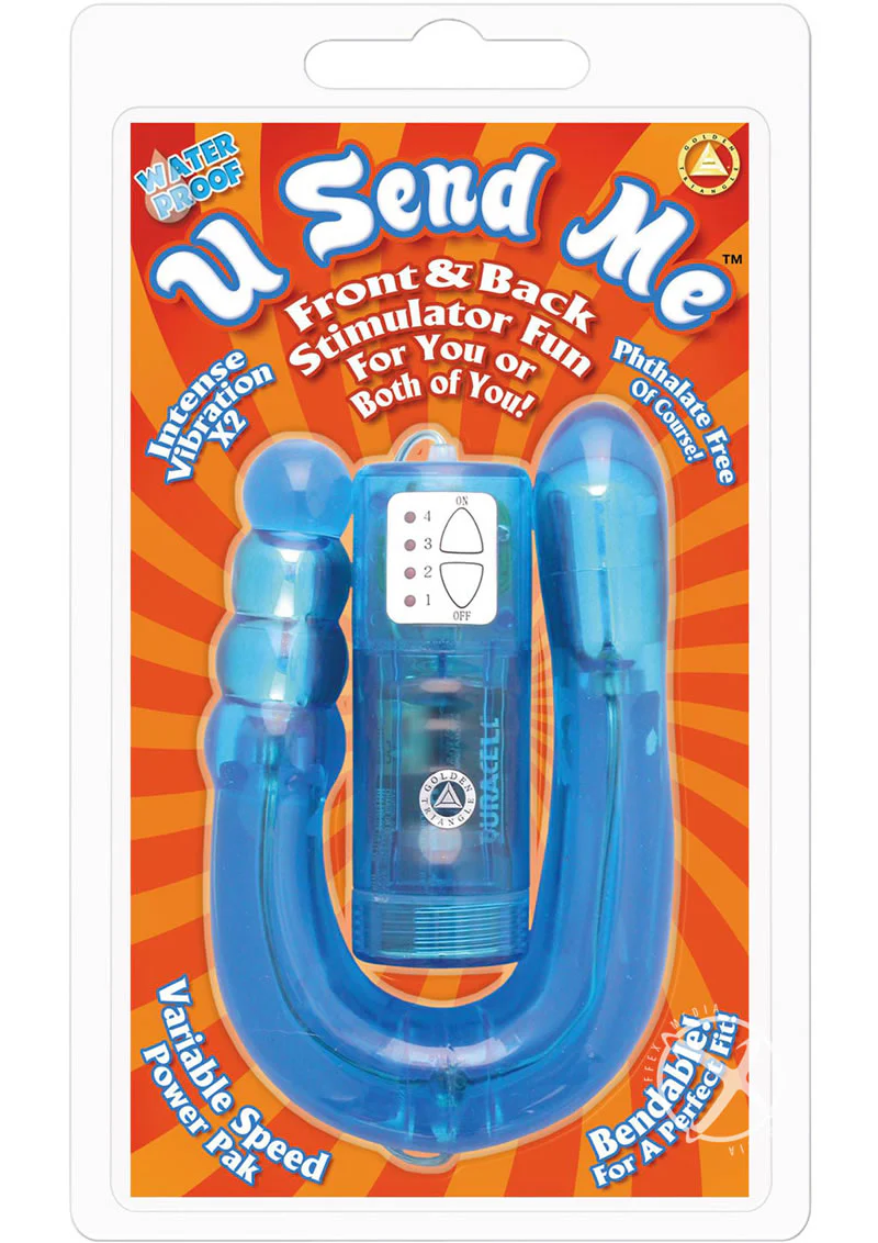 U Send Me Front and Back Waterproof Stimulator