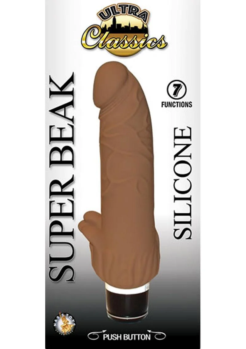 Ultra Classics Super Beak Silicone Vibrating Dildo - Image 2