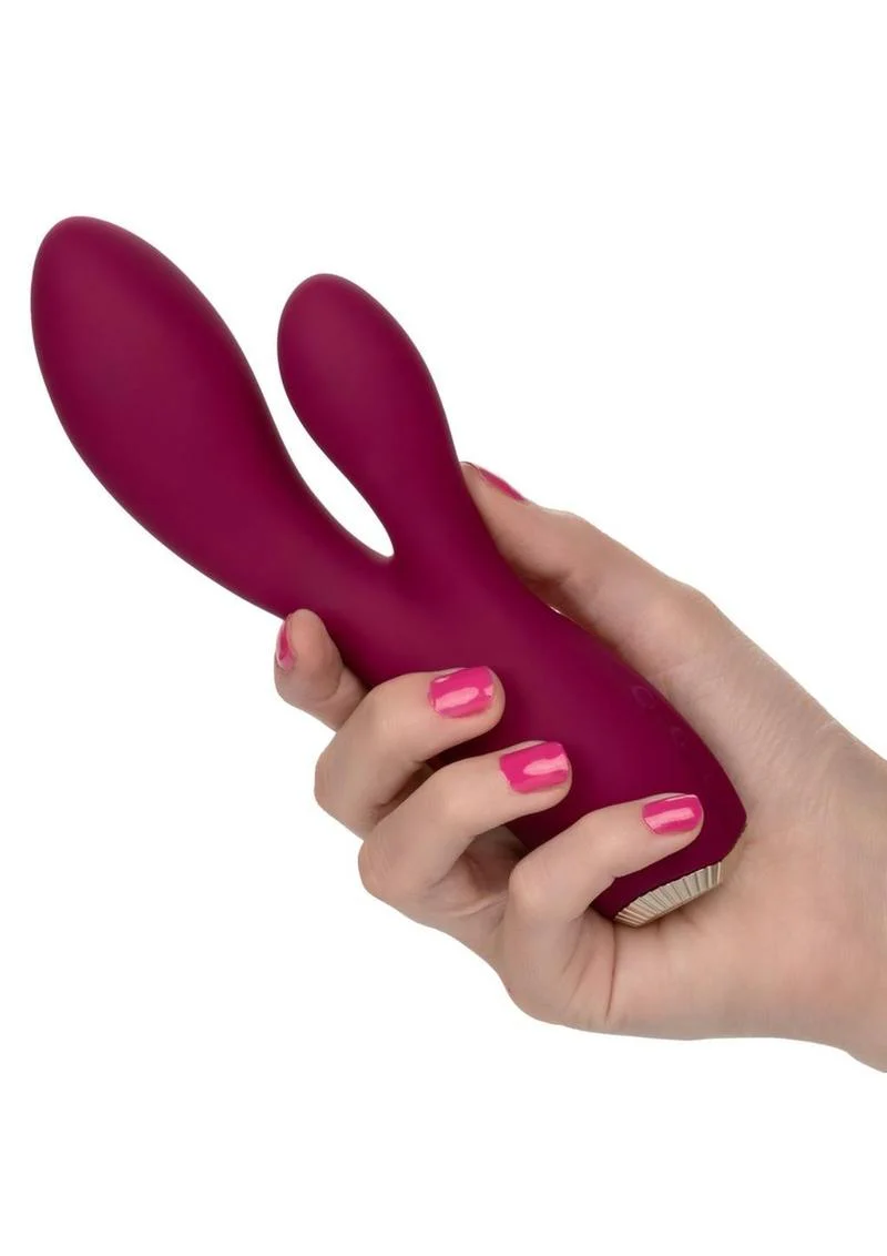 Uncorked Cabernet Silicone Rechargeable Rabbit Vibrator - Image 3