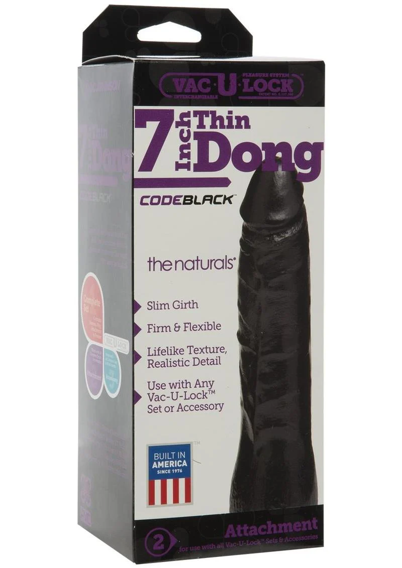 Vac-U-Lock Codeblack Thin Dildo - Image 2
