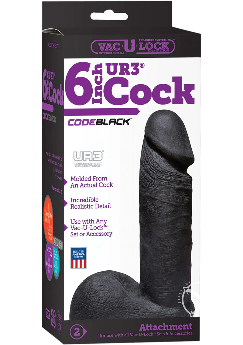 Vac-U-Lock Codeblack Ultraskyn Dildo - Image 2