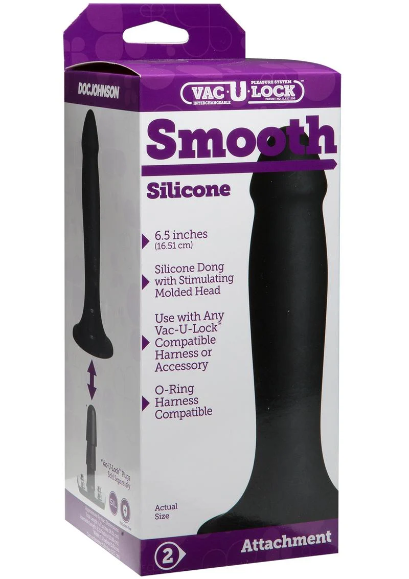 Vac-U-Lock Smooth Silicone Dildo - Image 2