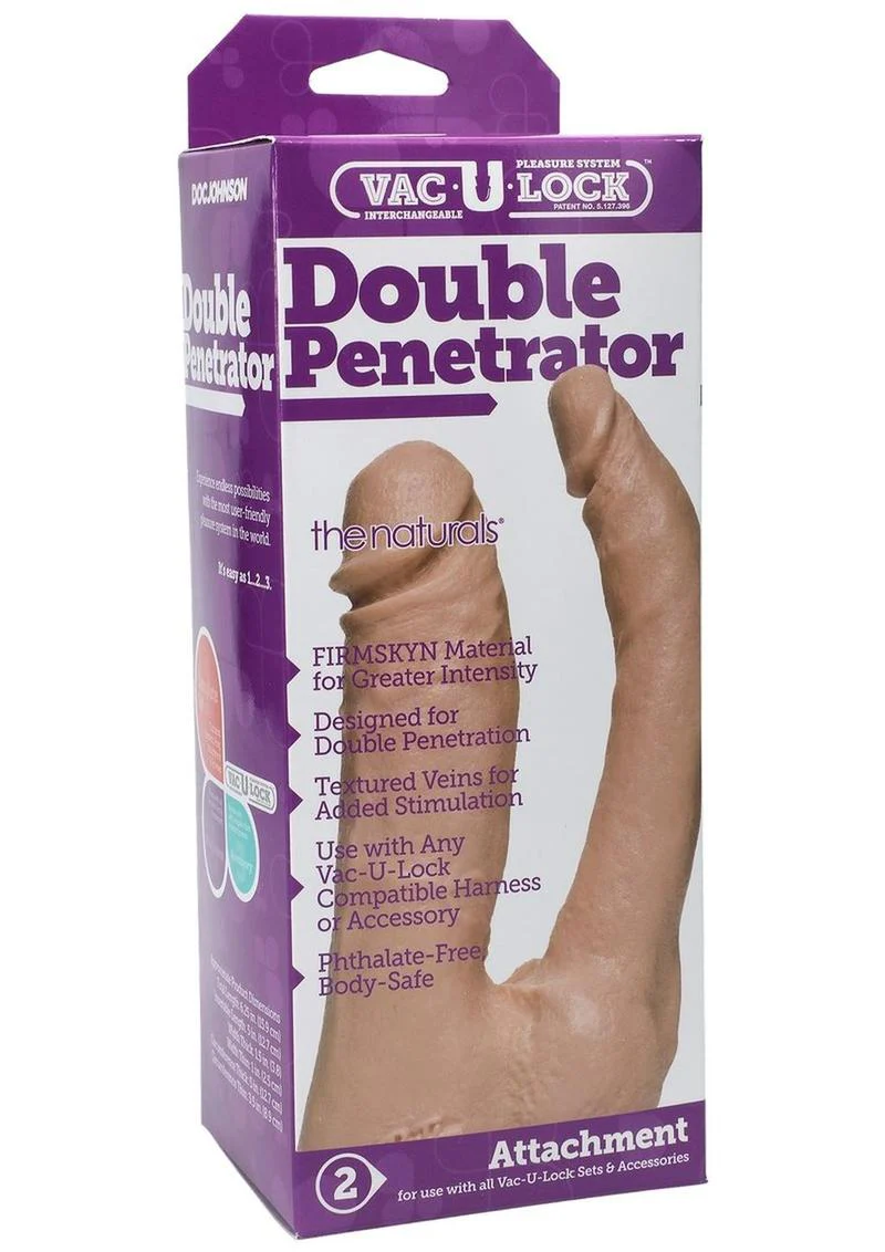 Vac-U-Lock The Naturals Double Penetrator Dildo - Image 2