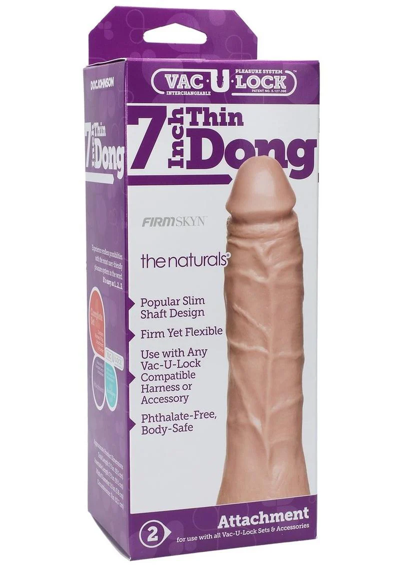 Vac-U-Lock The Naturals Thin Dildo - Image 2