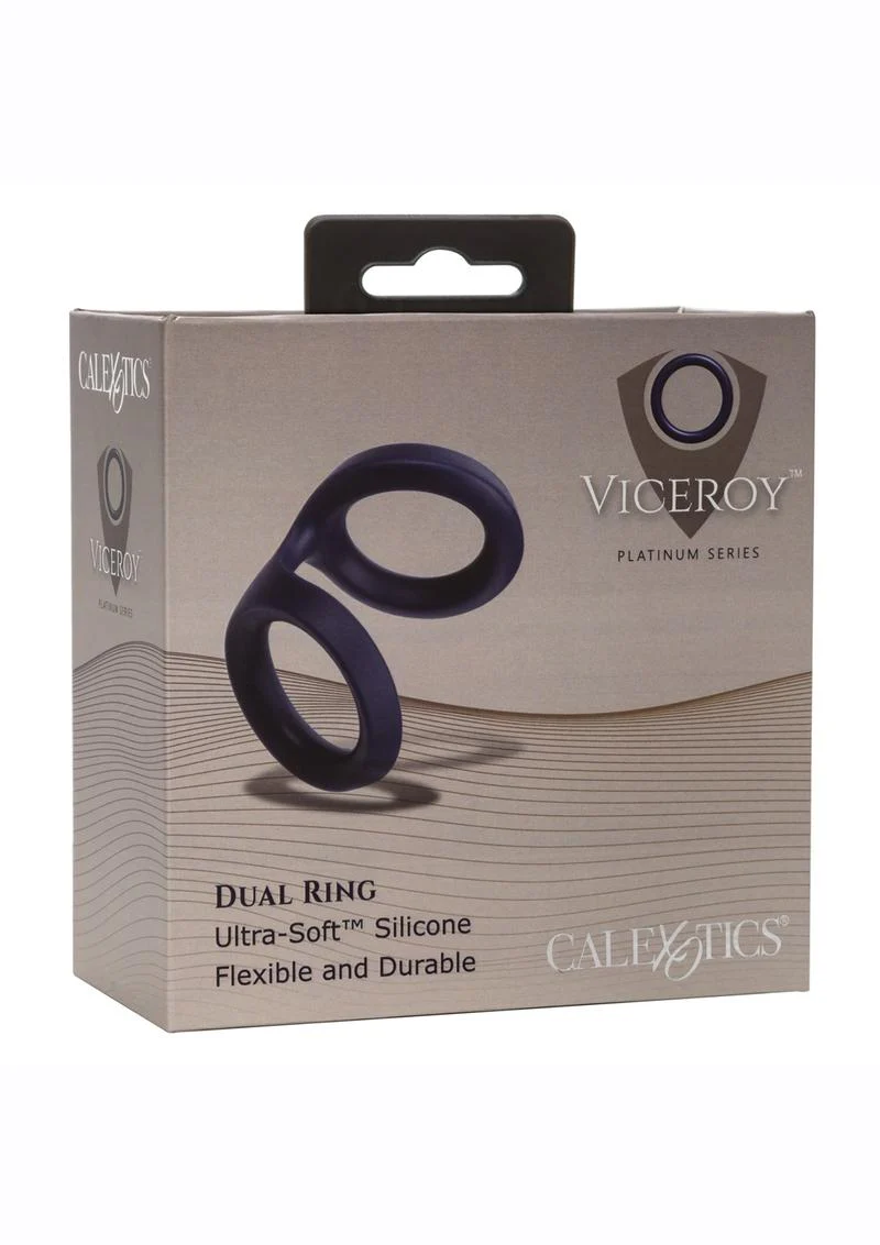 Viceroy Dual Ring Silicone Cock Ring - Image 2