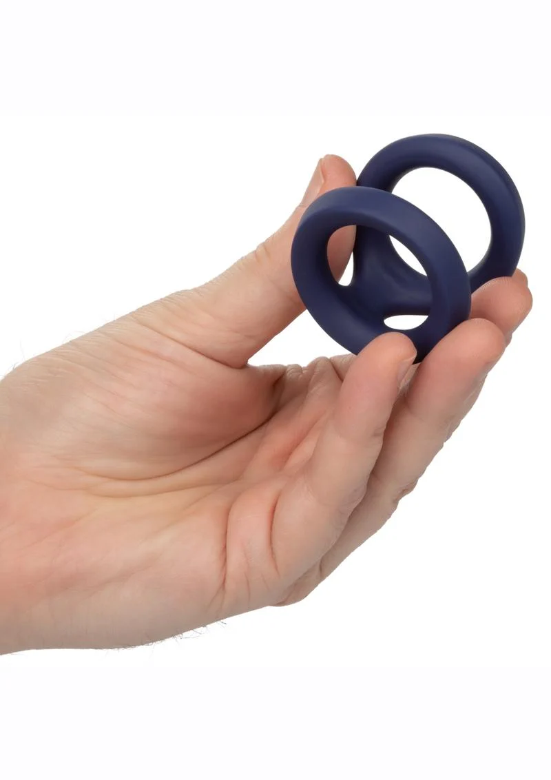 Viceroy Dual Ring Silicone Cock Ring - Image 3
