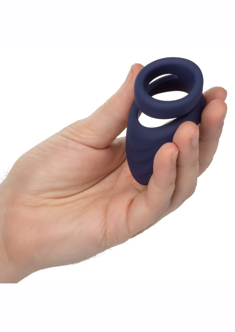 Viceroy Perineum Dual Ring Silicone Cock Ring - Image 3