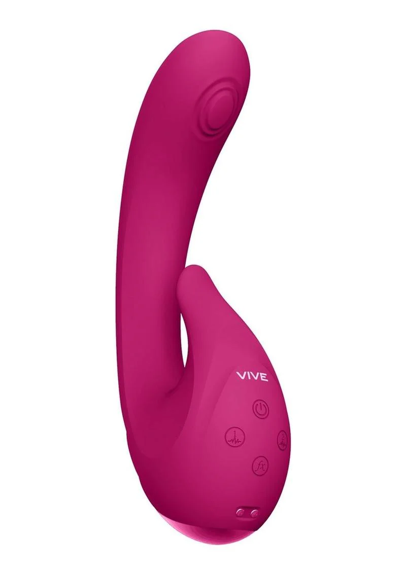 Vive Miki Rechargeable Silicone Pulse Wave and Flickering G-Spot Vibrator - Image 3