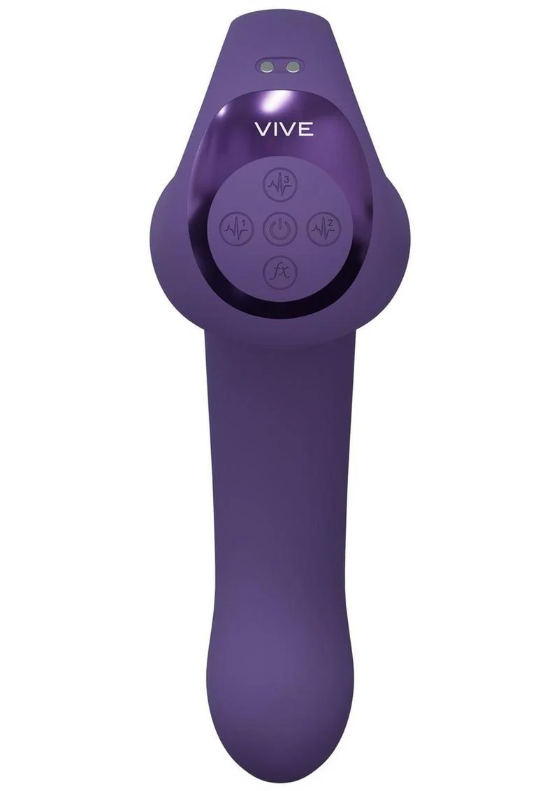 Vive Riko Rechargeable Silicone Triple Motor Thumper with Finger Motion Vibrator - Image 3