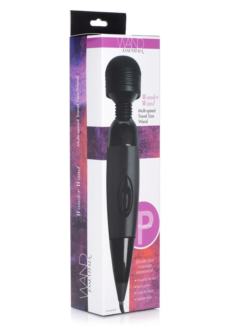Wand Essentials Wander Wand Vibrating Multi-Speed Travel Size Wand - Image 2