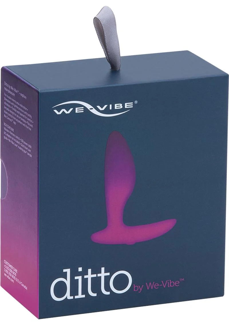 We-Vibe Ditto Vibrating Rechargeable Silicone Butt Plug with Remote Control - Image 6