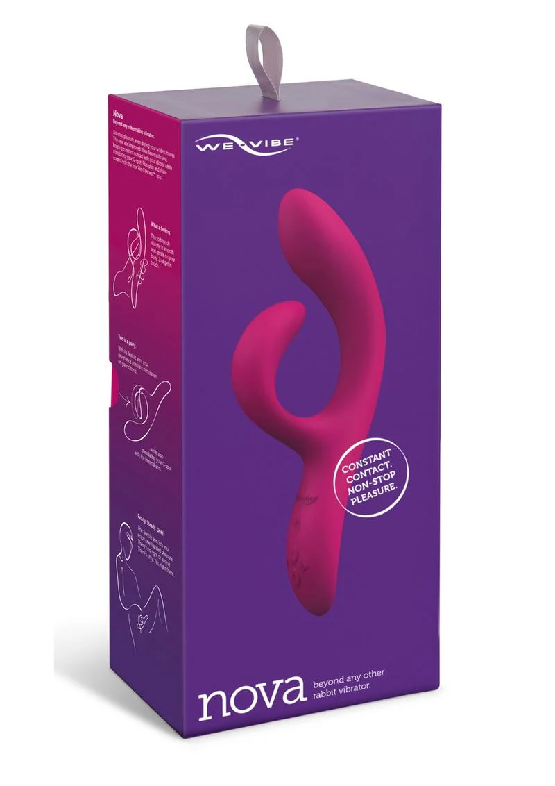 We-Vibe Nova 2 Rechargeable Silicone Rabbit Vibrator - Image 2