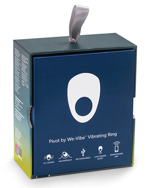 We Vibe Pivot Cock Ring - Blue - Image 5