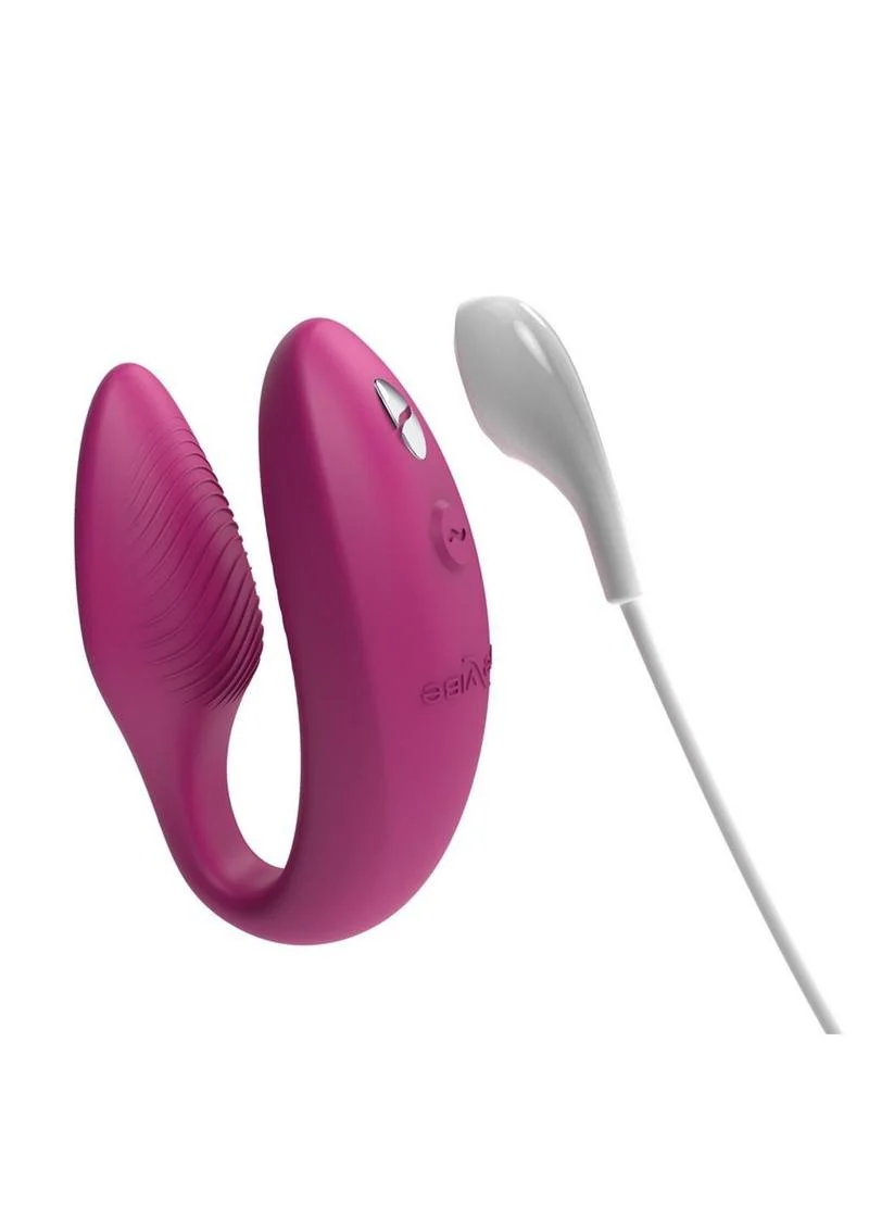 We-Vibe Sync Rechargeable Silicone Couples Vibrator with Remote Control - Dusty - Image 4
