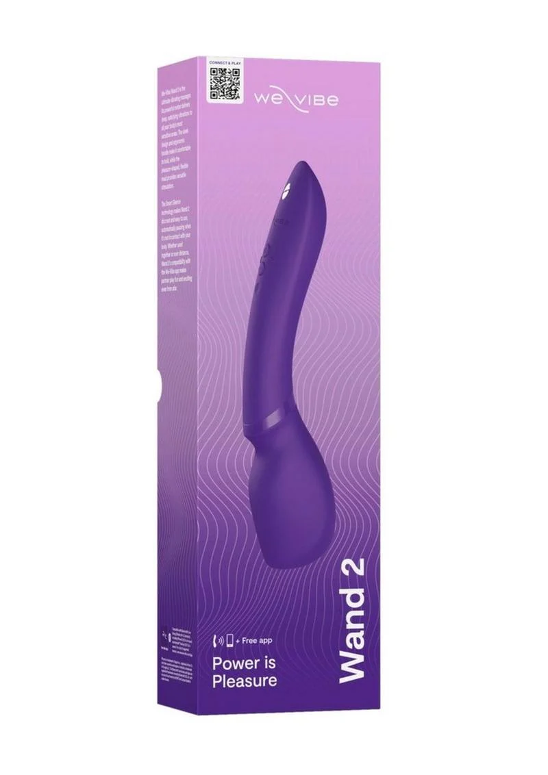 We-Vibe Wand 2 Rechargeable Silicone Clitoral Stimulator - Image 2